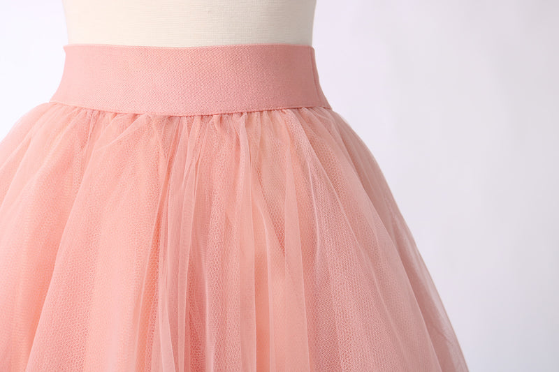 CLASSIC TULLE SKIRT - SALMON - Mint Market 