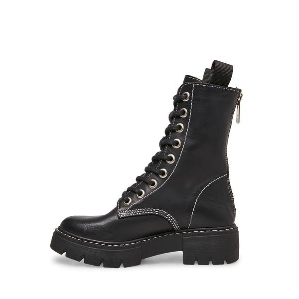 Steve Madden KANYON Leather Lace Up Boots Mint Market