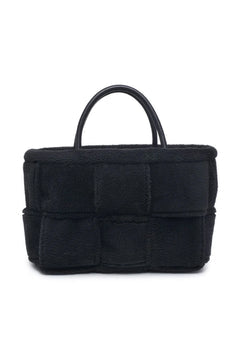 Malvina Teddy Woven Sherpa Tote Bag
