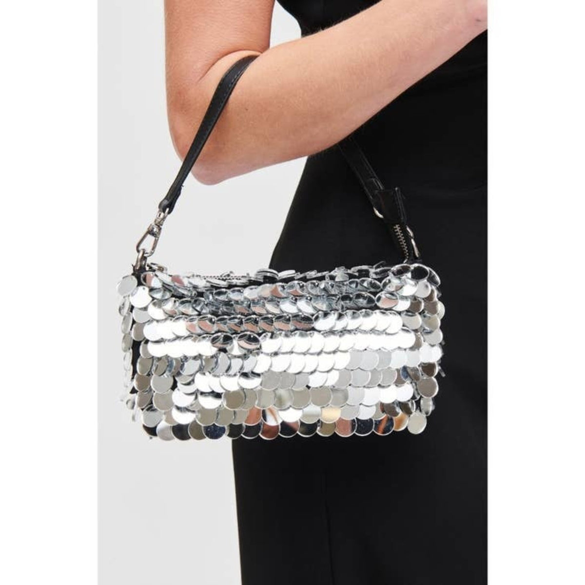 Twiggy Paillete Sequin Sparkle Disco Vegan Shoulder Bag