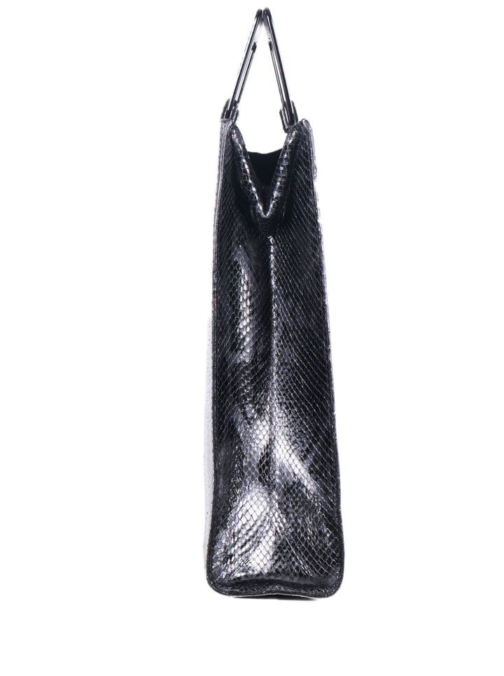 VTG YVES SAINT LAURENT PYTHON LEATHER BAG - Mint Market 