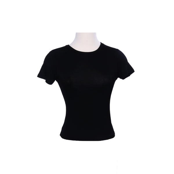 MINT BASICS CREW NECK T-SHIRT - BLACK - Mint Market 