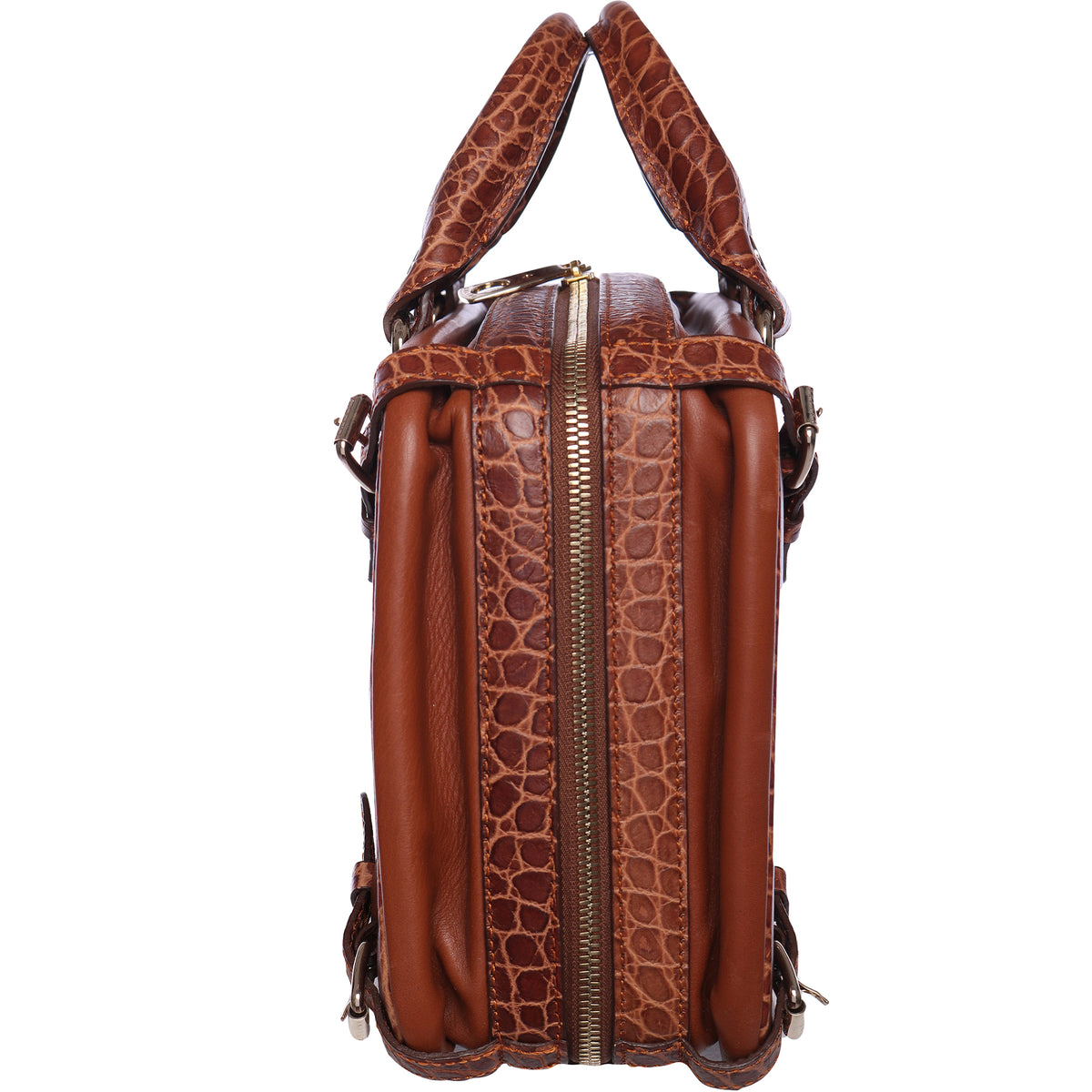 Vintage Celine Leather Suitcase Top Handle Bag