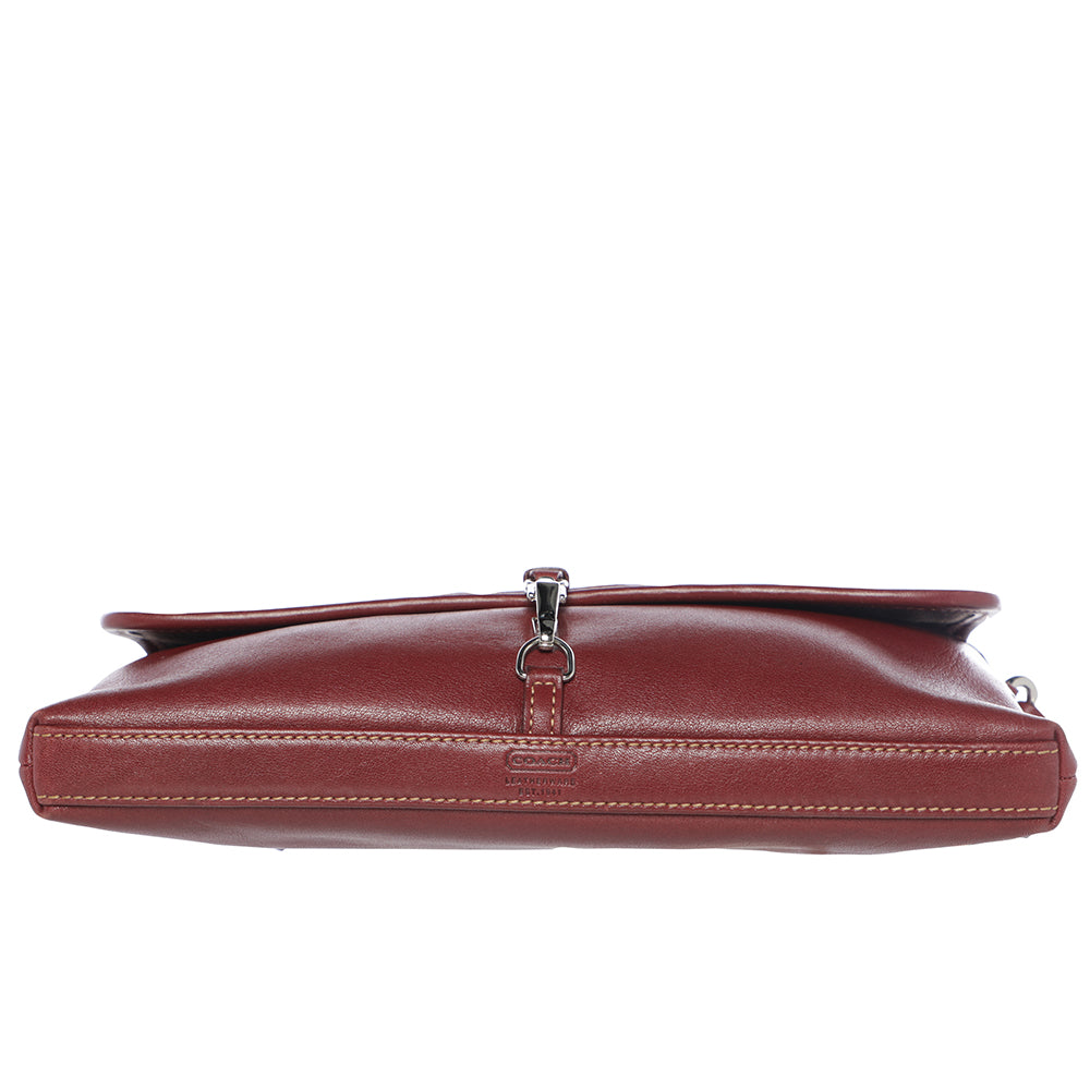 Vintage Coach Early 2000s Red Leather Y2K Baguette Shoulder Bag – Mint  Market