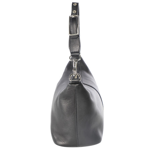 Vintage Coach Y2K Black Leather Shoulder Bag