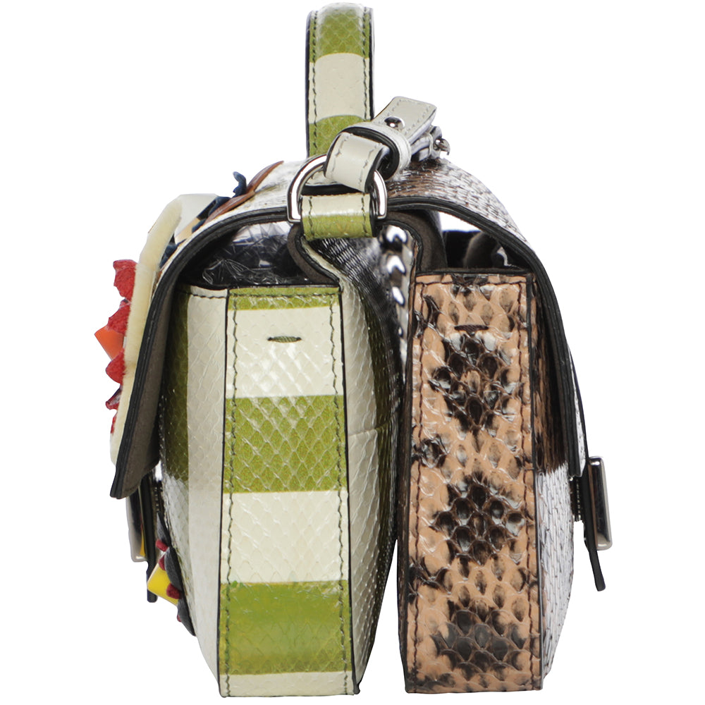 Fendi Python Leather Shoulder Strap - Green Bag Accessories, Accessories -  FEN215748
