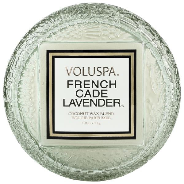VOLUSPA - FRENCH CADE LAVENDER LARGE GLASS JAR CANDLE