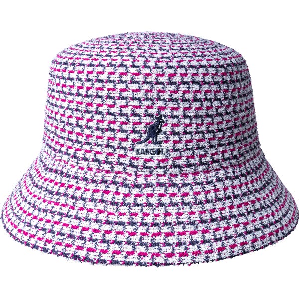 Kangol Maze Jacquard Acrylic Knit Bucket Hat