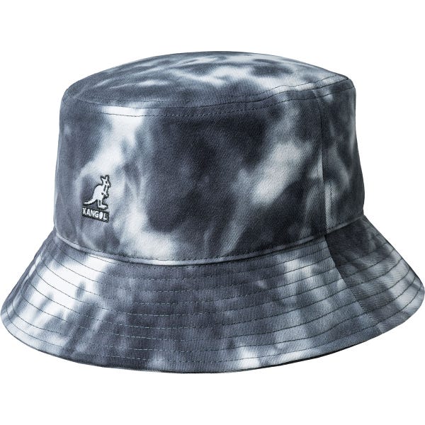 Kangol Tie Dye Cotton Bucket Hat - Smoke