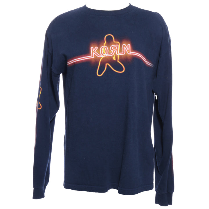 VINTAGE 90s KORN BAND LONG SLEEVE T-SHIRT - Mint Market 