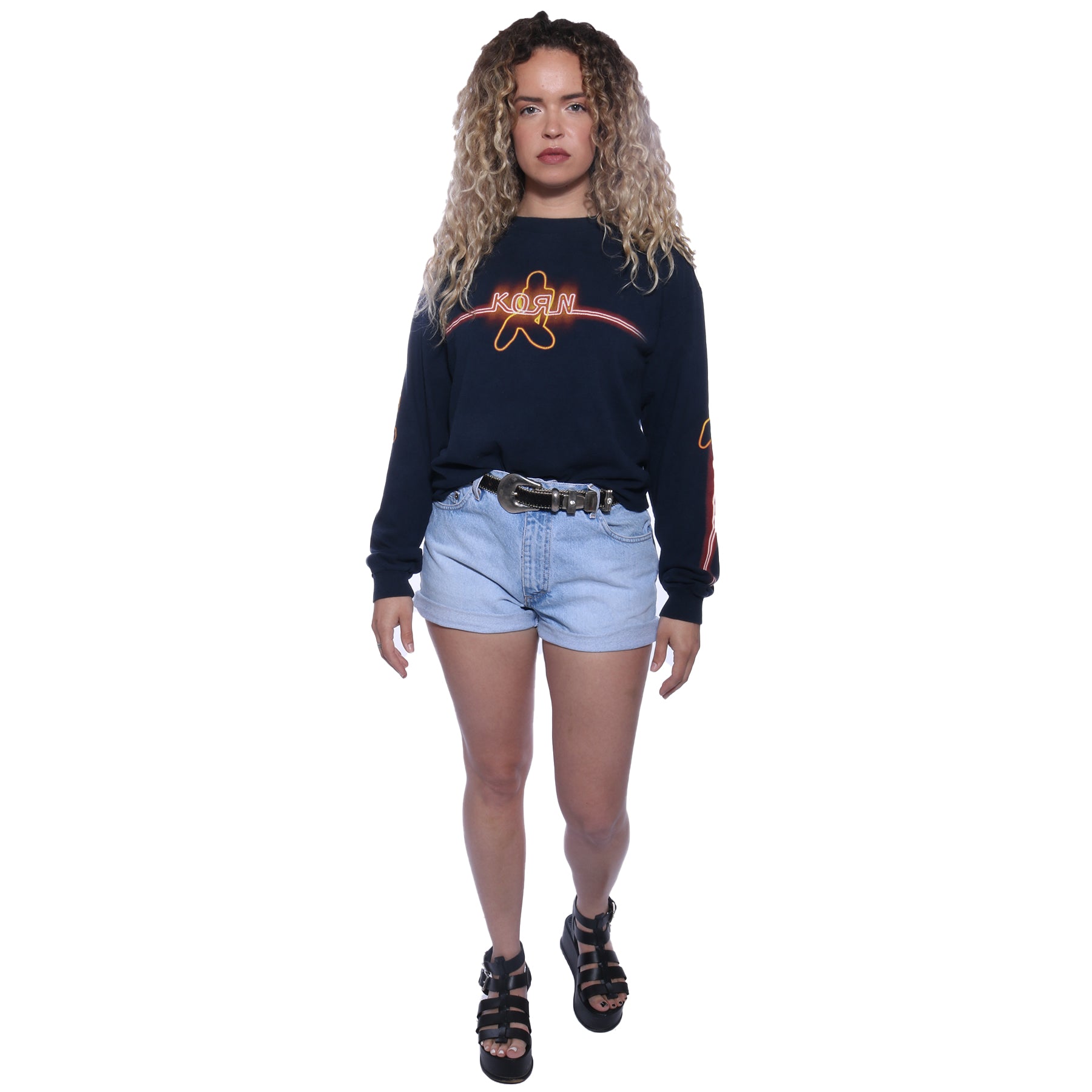 VINTAGE 90s KORN BAND LONG SLEEVE T-SHIRT – Mint Market