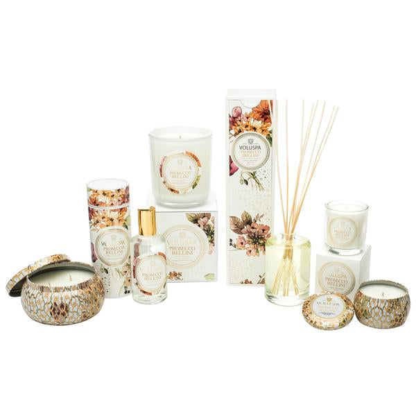 VOLUPSA - PROSECCO BELLINI 2 WICK MAISON TIN CANDLE