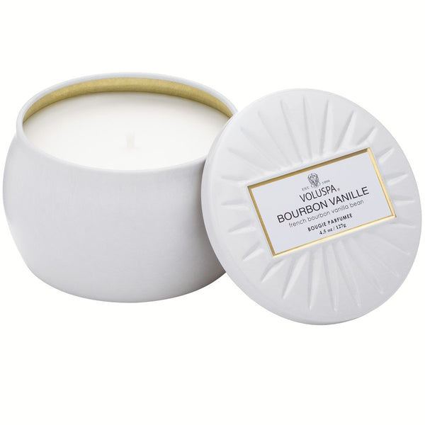 VOLUSPA - BOURBON VANILLE MINI TIN CANDLE