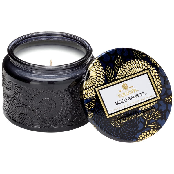 VOLUSPA - MOSO BAMBOO MINI GLASS JAR CANDLE